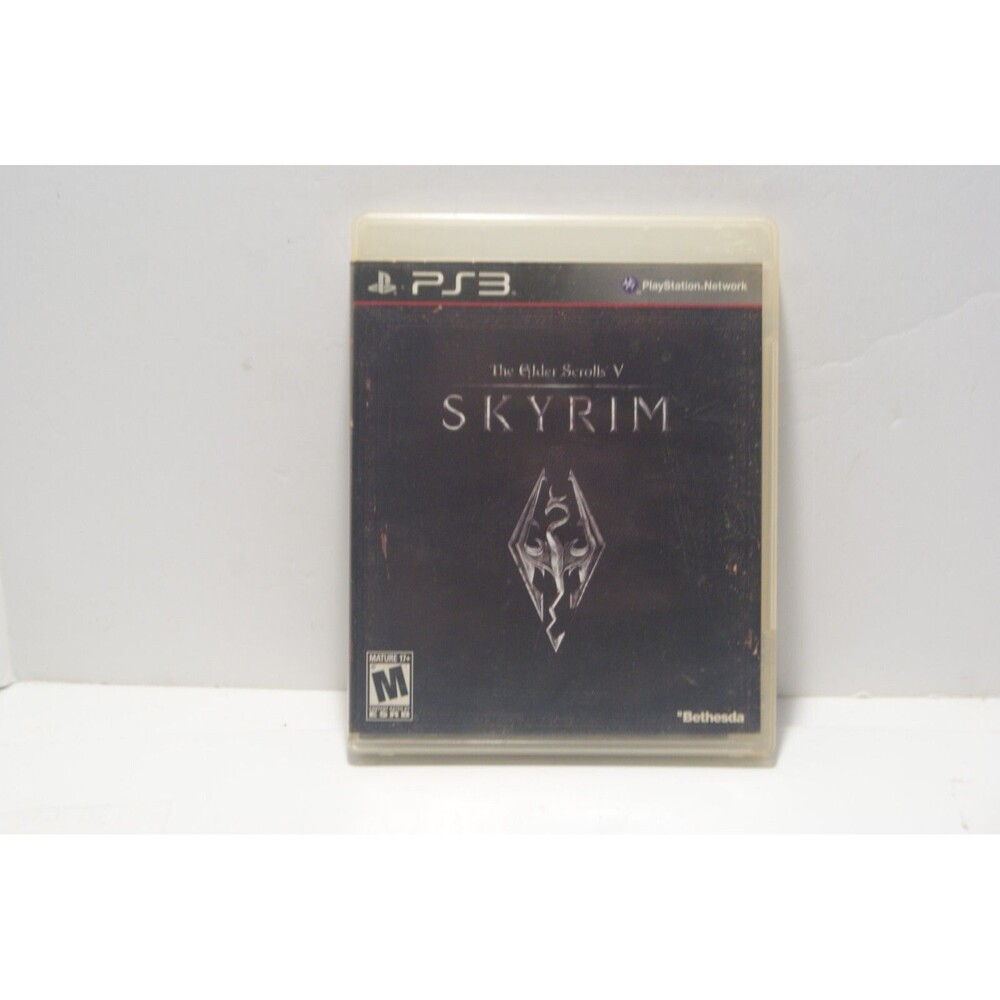 Elder Scrolls V Skyrim PS3 PlayStation 3 + Map - Complete CIB